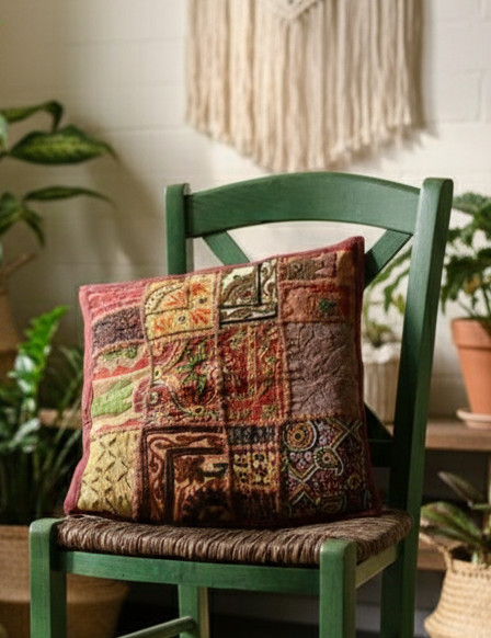 hippie-dekoration-kissen-patchwork-indien