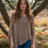 zipfel-pullover-beige-mesh-netz