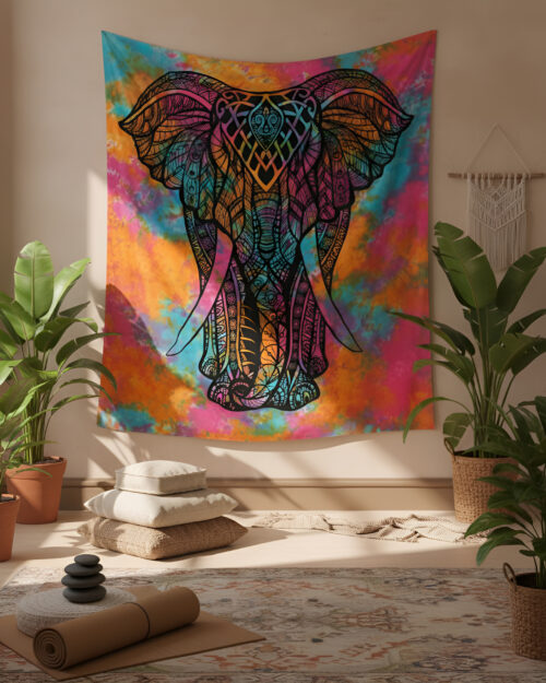 wandtuch-elefant-yoga-dekoration