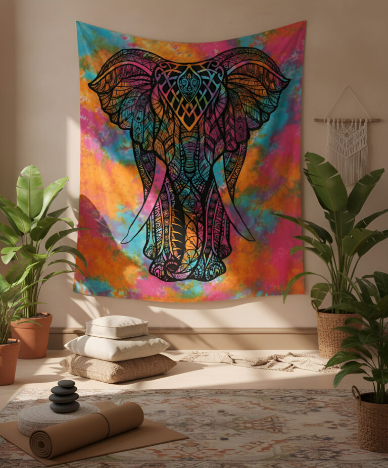 wandtuch-elefant-yoga-dekoration